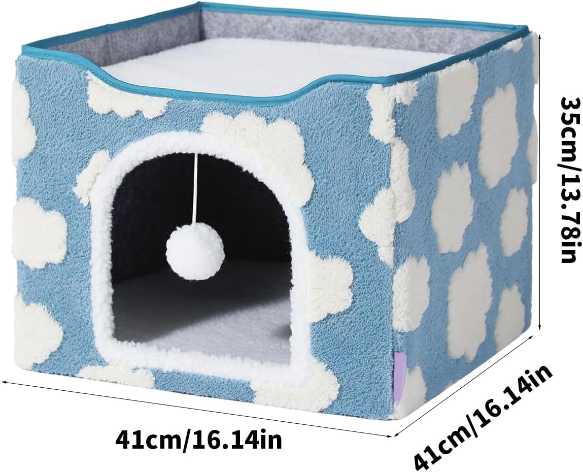 Pet Sleep Pad Warm Bed Nest House Plush for Indoor Indoor Camping Use Travel Friendly Pet Bed Hideaway