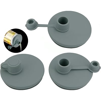 Pour Spout Lid for Mason Jars - Wide Mouth, Leak-Proof, Dishwasher Safe, Food-Grade Reusable Silicone Cover for Oils, Juices, Milk & Dry Goods