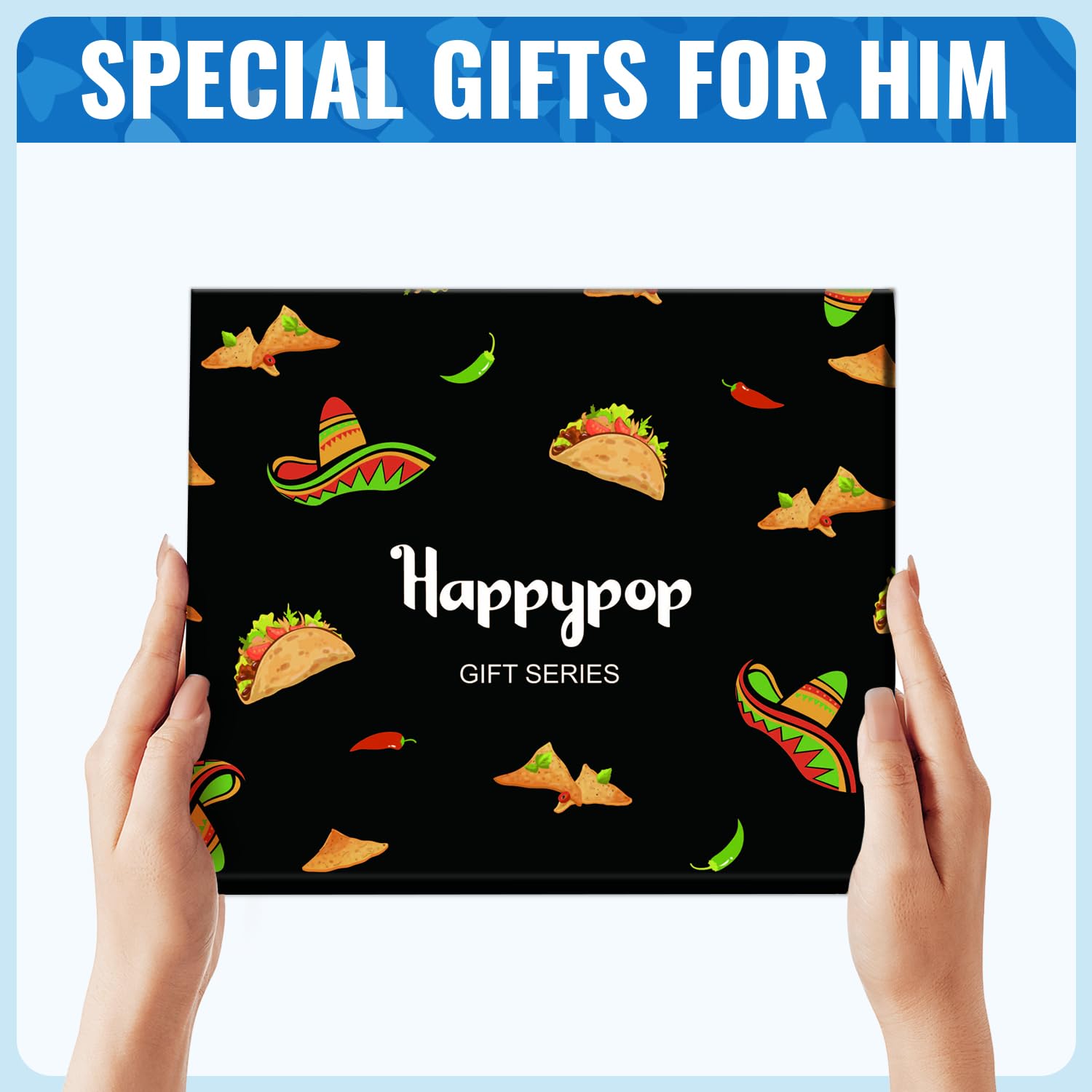 HAPPYPOP Novelty Family Gifts - Gifts for Big Bro Dad Uncle, Funny Socks for Him