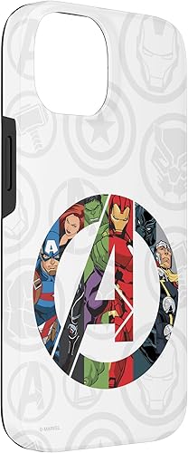 Miniatura 6 de Carcasa para iPhone 11 Pro Max de los Vengadores de Marvel con logotipo de Super Heroes