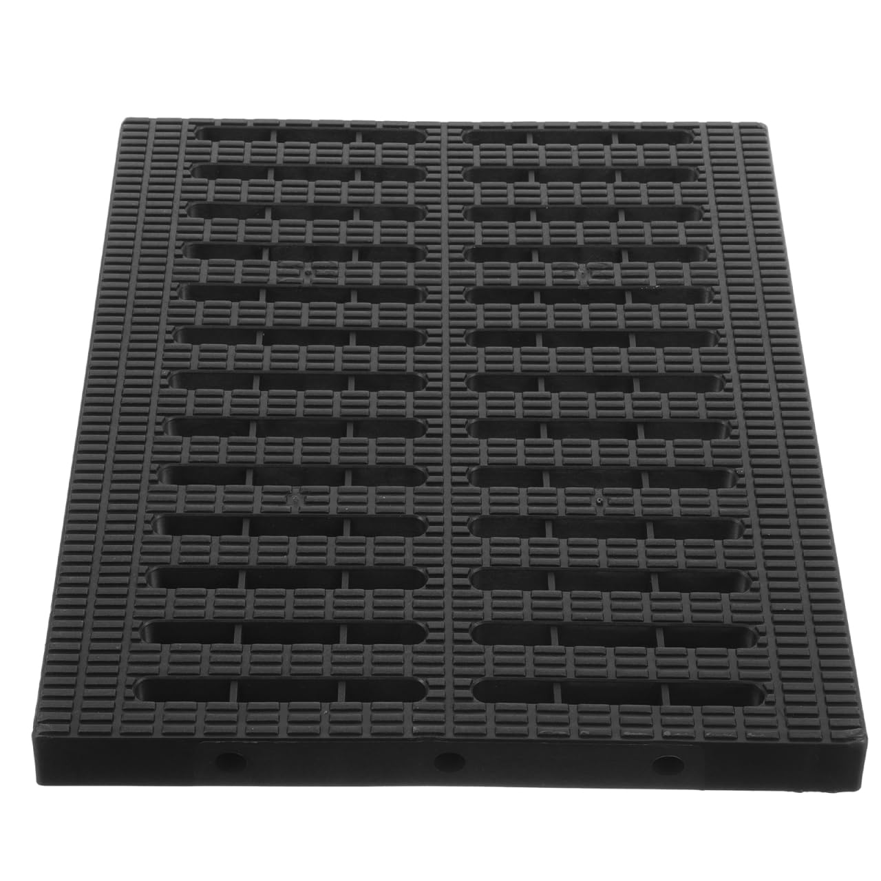 AUTSUPPL Channel Drain Cover Outdoor Sewer Grate with Anti-Slip Grid for Patios Garden Yard Commercial Areas
