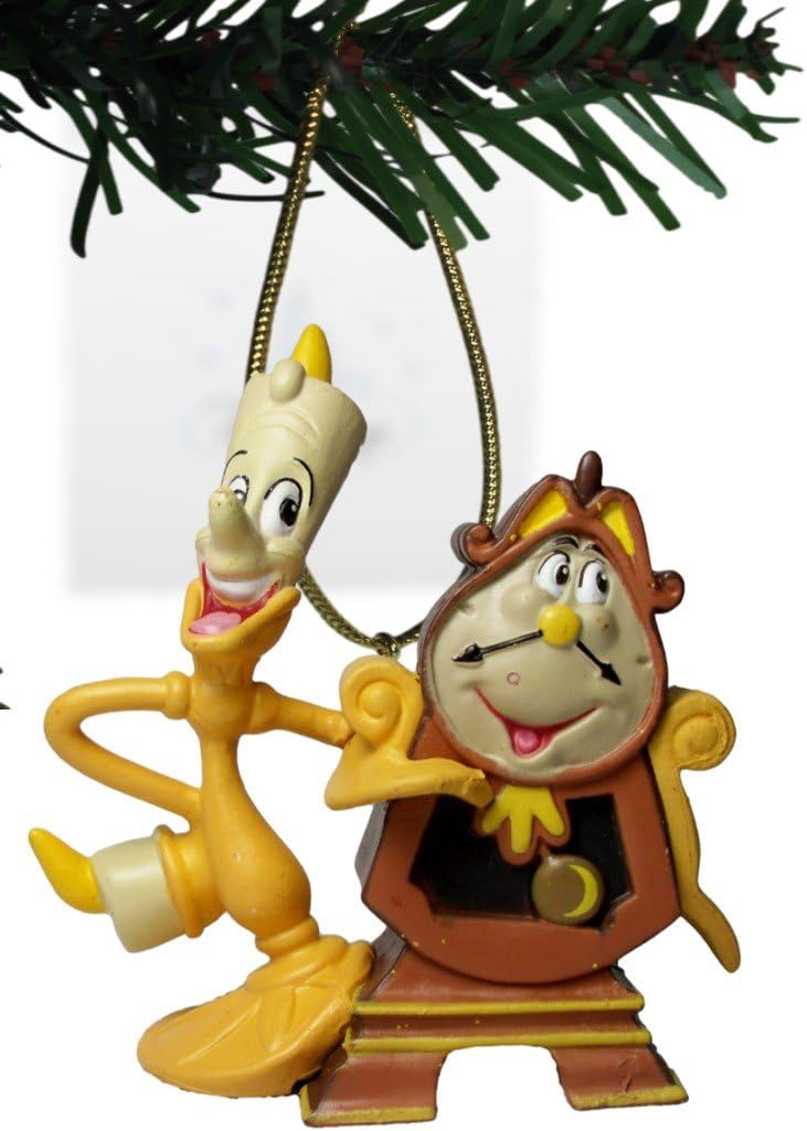 Disney's Beauty and the Beast 'Cogsworth & Lumiere' Holiday Ornament - Limited Availability