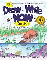 Draw Write Now Cursive Book 6: Animal & Habitats On Land, Ponds & Rivers, Oceans 1942446152 Book Cover