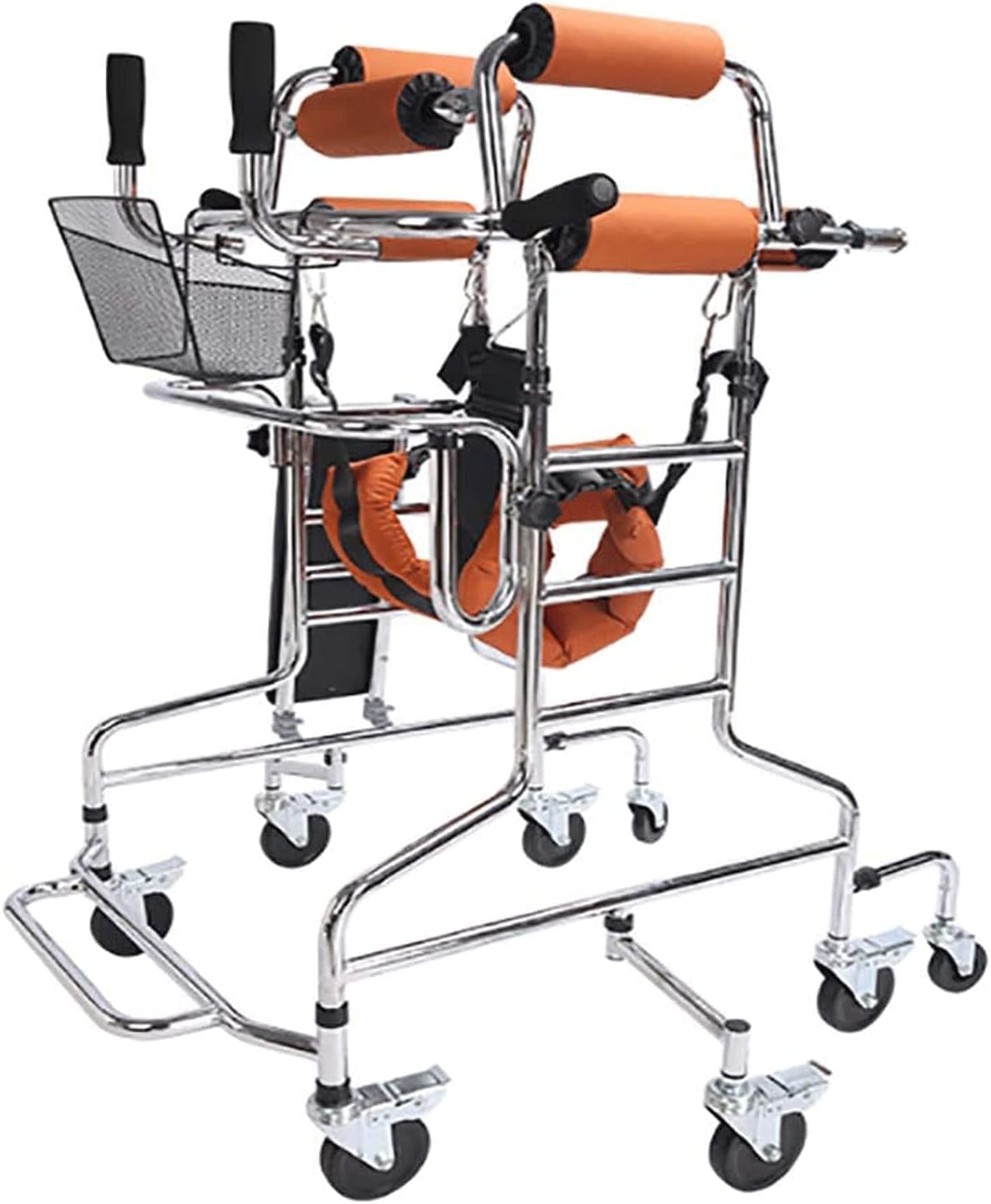 ZEIA3 Anciano Andador Accidente cerebrovascular Rehabilitación hemipléjica Andador Altura Ajustable Dispositivo Auxiliar para Caminar Adecuado para Personas de 150-180 cm