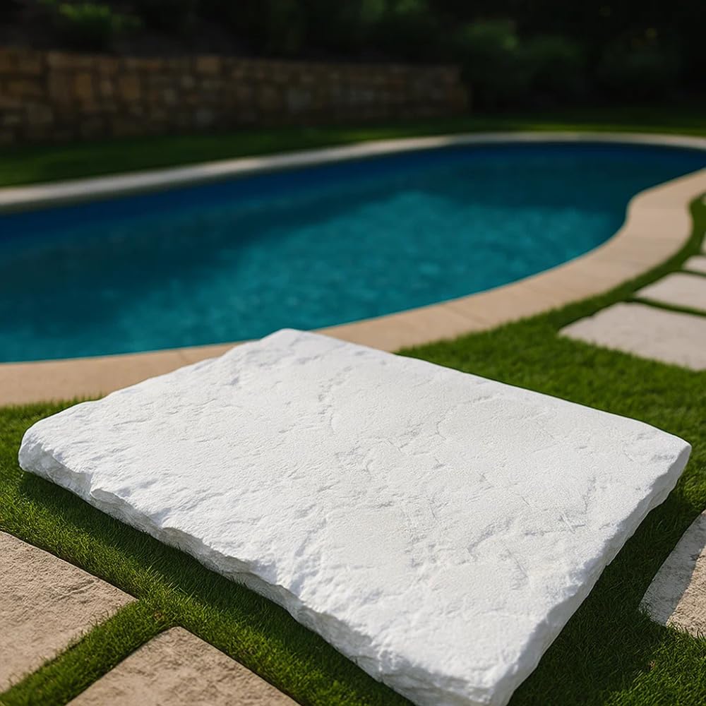 FORTUNATO Camminamento Giardino Cemento Effetto Pietra Lastre 60x90 cm Sp.4 cm Vialetto Percorso Cortili Bordo Piscina