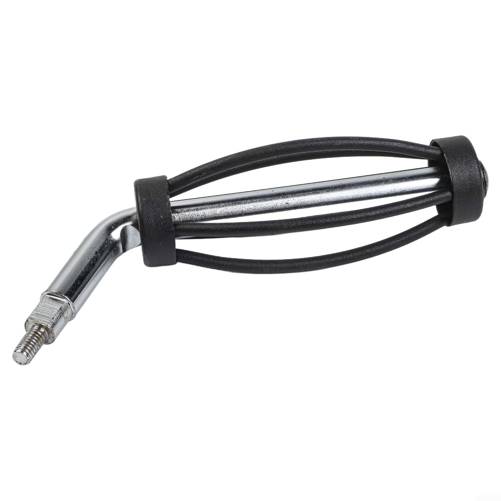 Maniglia per barbecue per Traeger e altre marche, filettatura da 12 mm, ricambio in acciaio inox, presa sicura ad alto calore per affumicatori e stufe a legna (A)