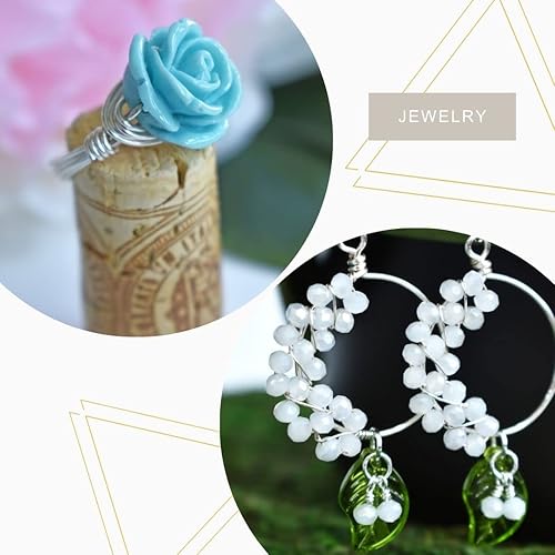 Miniatura 3 de Artistic Wire, Alambre de cobre de color chapado en plata de 0.032 in de calibre 20, resistente al deslustre, amatista, 25 pies  24.9 ft