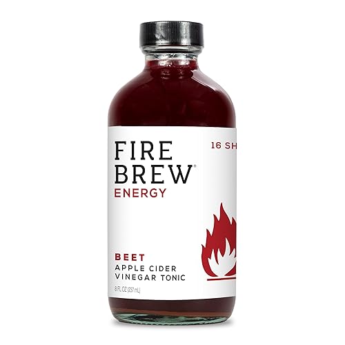 Miniatura 1 de Fire Brew Energy  Tónico de bienestar de vinagre de sidra de manzana de remolacha  16 inyecciones concentradas de ingredientes orgánicos más