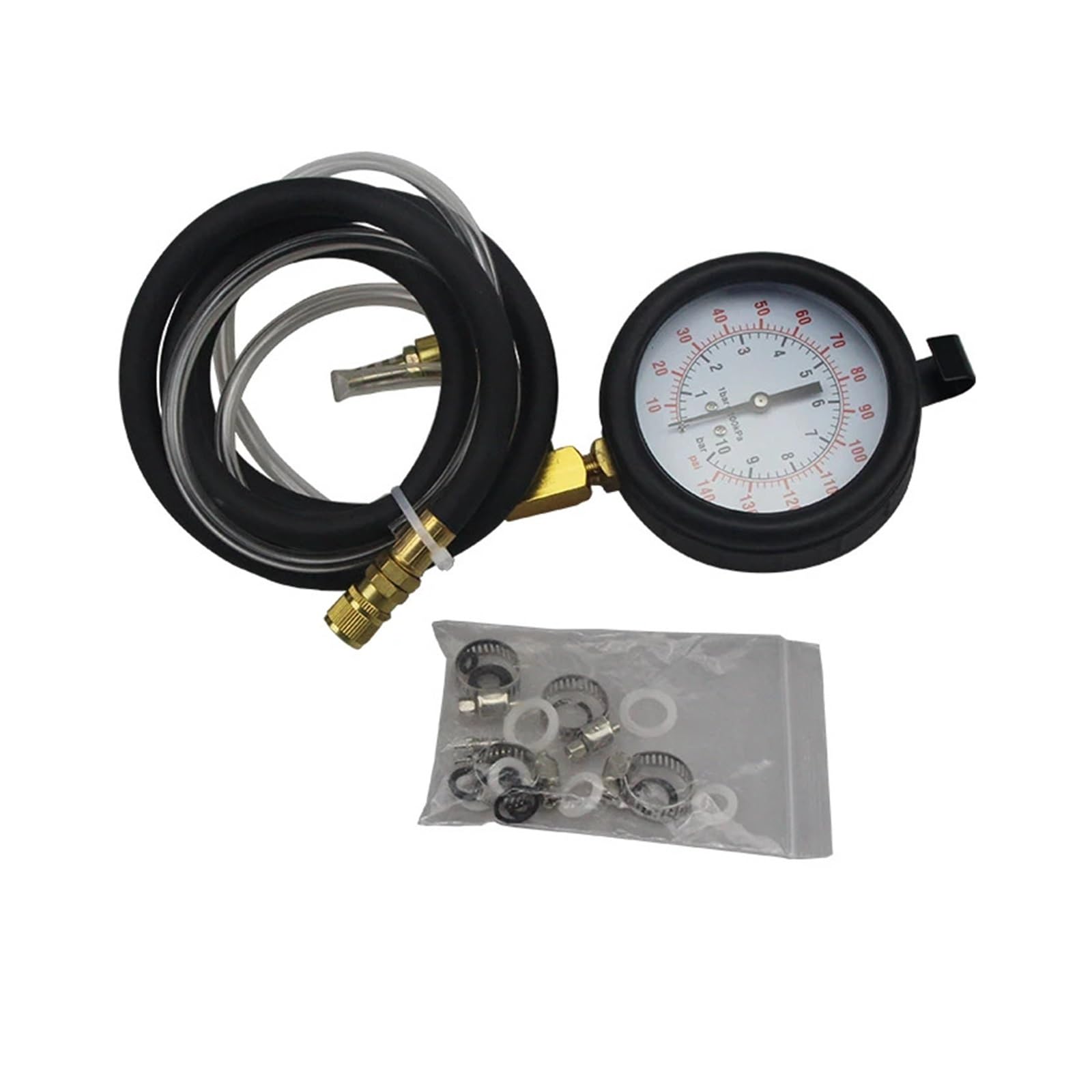 Manometr Pompa Wtryskowa Paliwa Tester Wtryskiwaczy 0-140 PSI Precyzyjne Monitorowanie