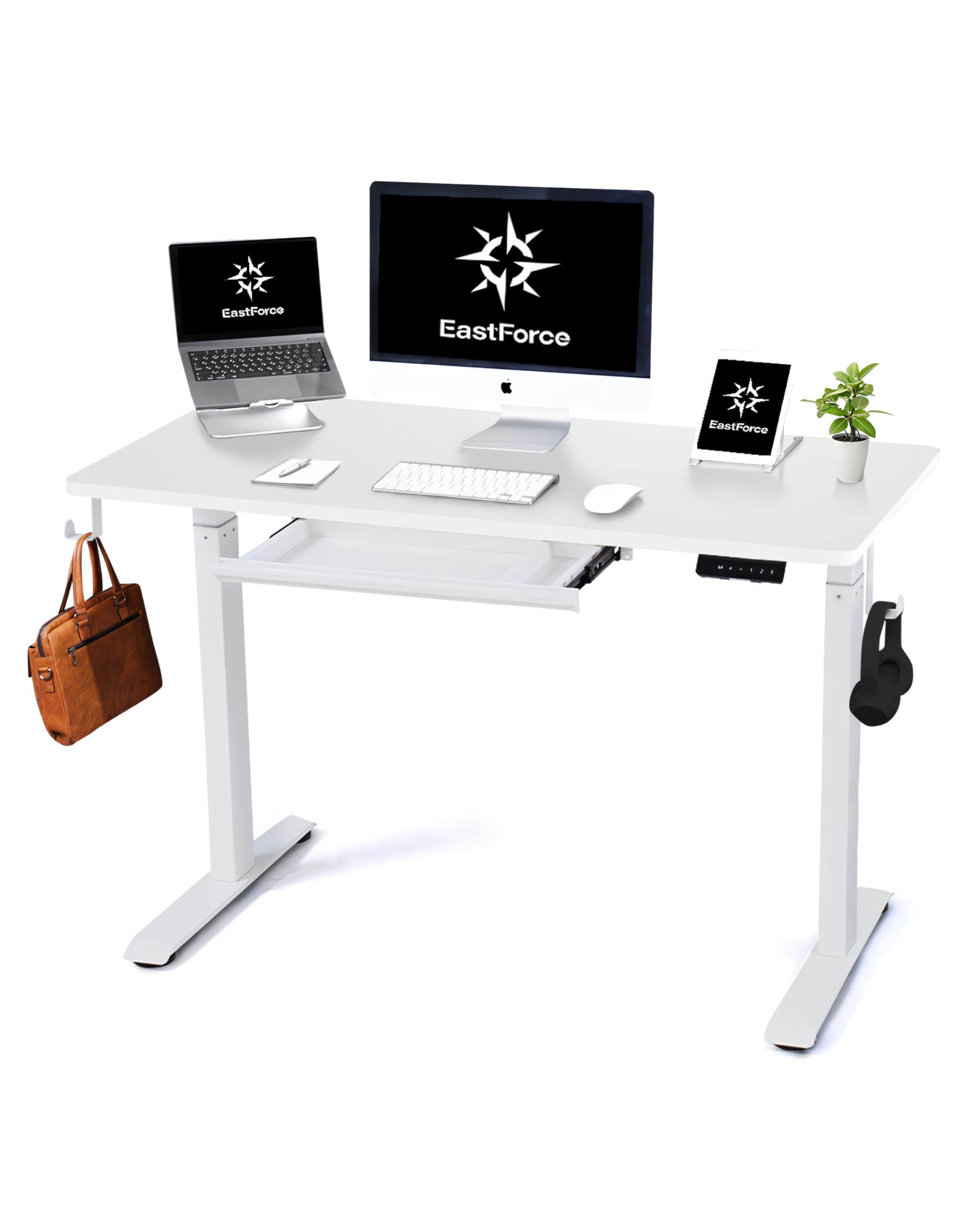 EastForce 電動昇降デスク 引き出し付き