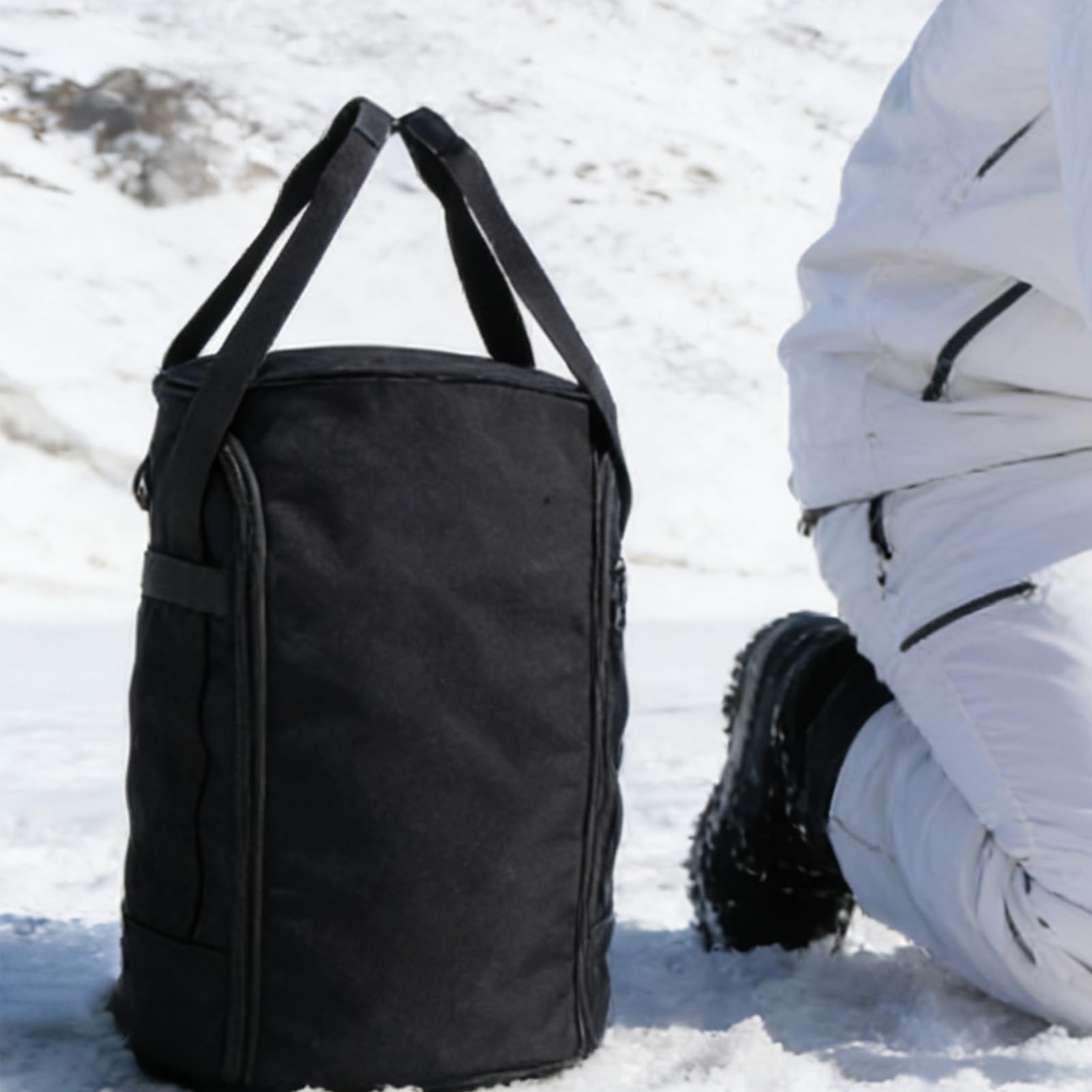 Bolsa de Camping Estuche De Transporte Cilíndrico | Organizador De Camping Para Viajes al Aire Libre, Picnic, Pesca, Senderismo, Jardín y Barbacoa