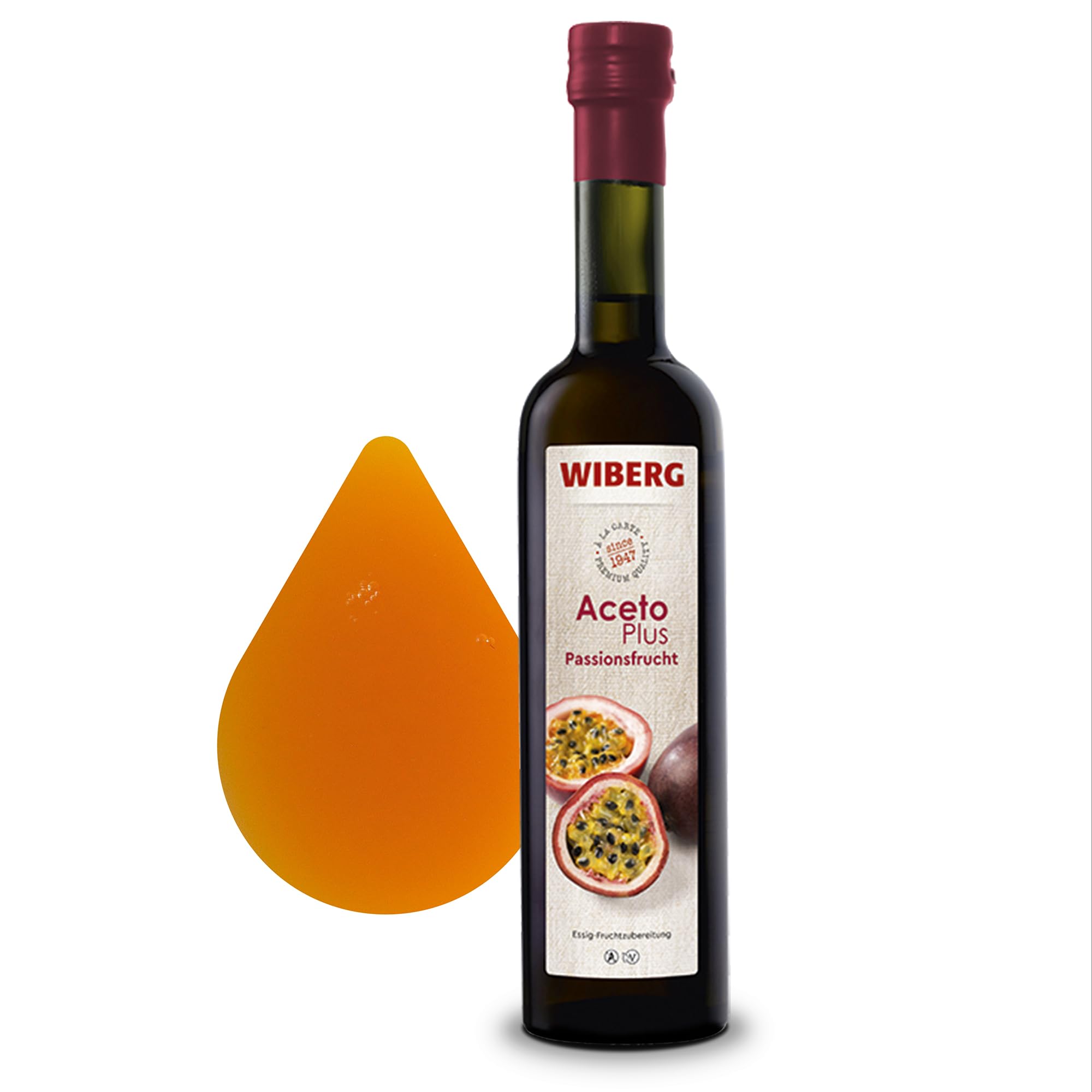 Wiberg Aceto Plus Passion fruta de vinagre, 1 x 500 ml
