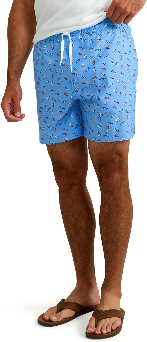 HUK Mens Pursuit Volley Pattern, Quick-Dry Swim Shorts for Men - Image 2