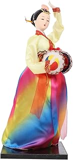 Yardenfun Boneca De Brinquedo Hanbok Boneca De Noiva Roupa De Noiva Brinquedos Bonecas De Artesanato Coreana Boneca Coreana Coreana Colecionável Boneca Hanbok Coreana Hanbok Estatueta