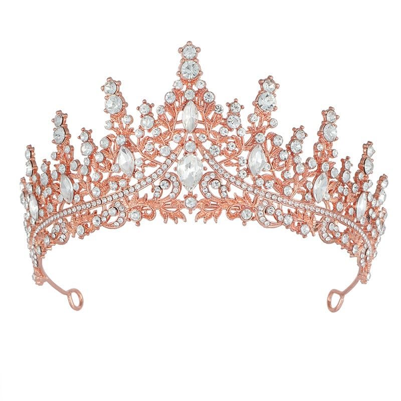 Pruadeor Set Corona Di Compleanno Con Scritta It's My Birthday E Fascia Glitterata - Rosa Con Strass, Regalo Per Donna - 2