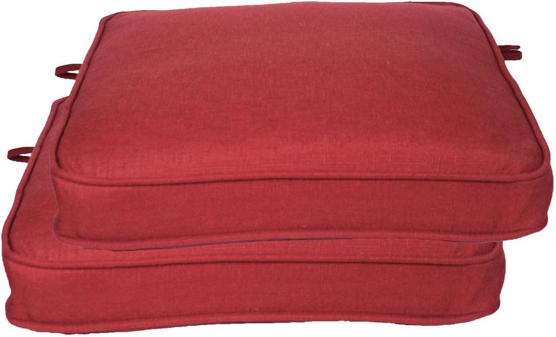 Comfort Classics, Inc. SEAT PAD (Set of 2) 19" L x 19" W x 4.5" H in Solution Dyed Acrylic