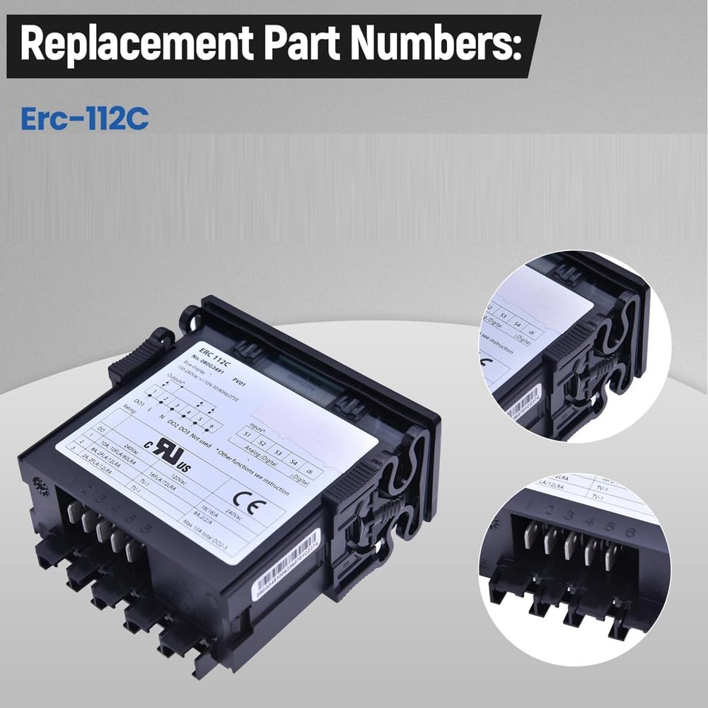 Temperaturcontroller -Kit ERC112C, Elektronischer Sensor Zur Verstärkten Kühlung für 080G3491