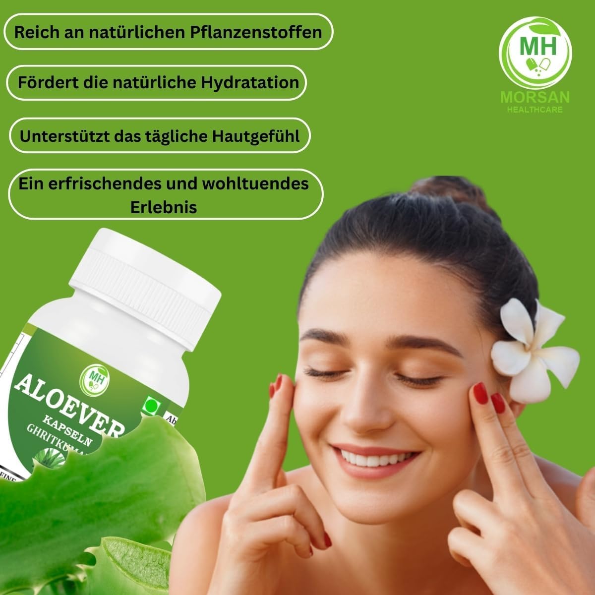 Aloe Vera (Aloe barbadensis Miller) – 200x Bioaktiver Blattextrakt – Aloinfrei – Reine, traditionelle Pflanzenformel – 240 Vegane Kapseln