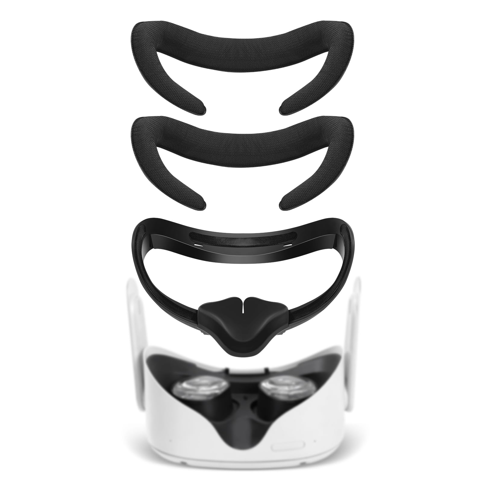 Accessories for Oculus Quest 2 Face Pad, Fitness Facial Interface Bracket, Foam Cushion, Anti-fogging Sweatproof Face Cover Compatible with Mate Quest 2