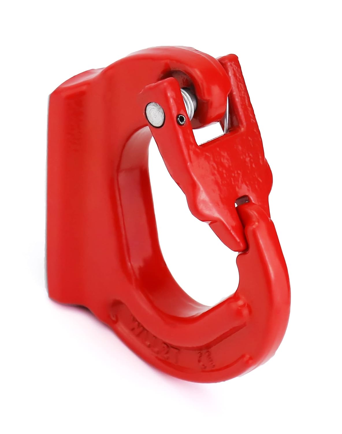 QWORK 2T Heavy Duty Alloy Steel Lifting Hook, Weld-on Anchor Hook, Welding Hooks with Coating Welded on Equipment Providing a Lifting for Wrecker Crane Tractor, Forged Steel Working Load Limit 4400lbs