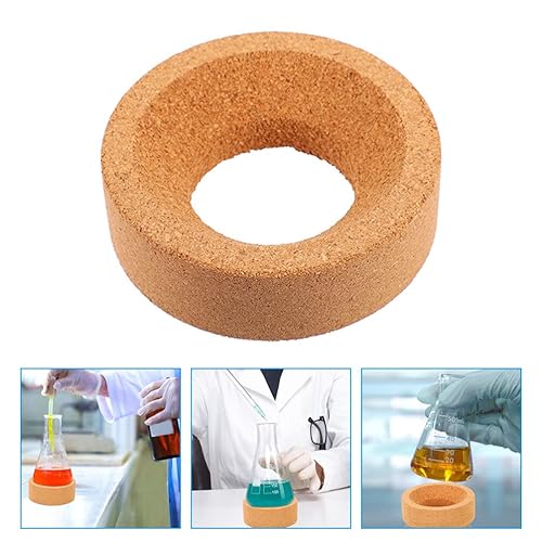 Miniatura 9 de Mipcase Base de corcho para matraz de laboratorio Matraz Cork Mat Soporte de anillo