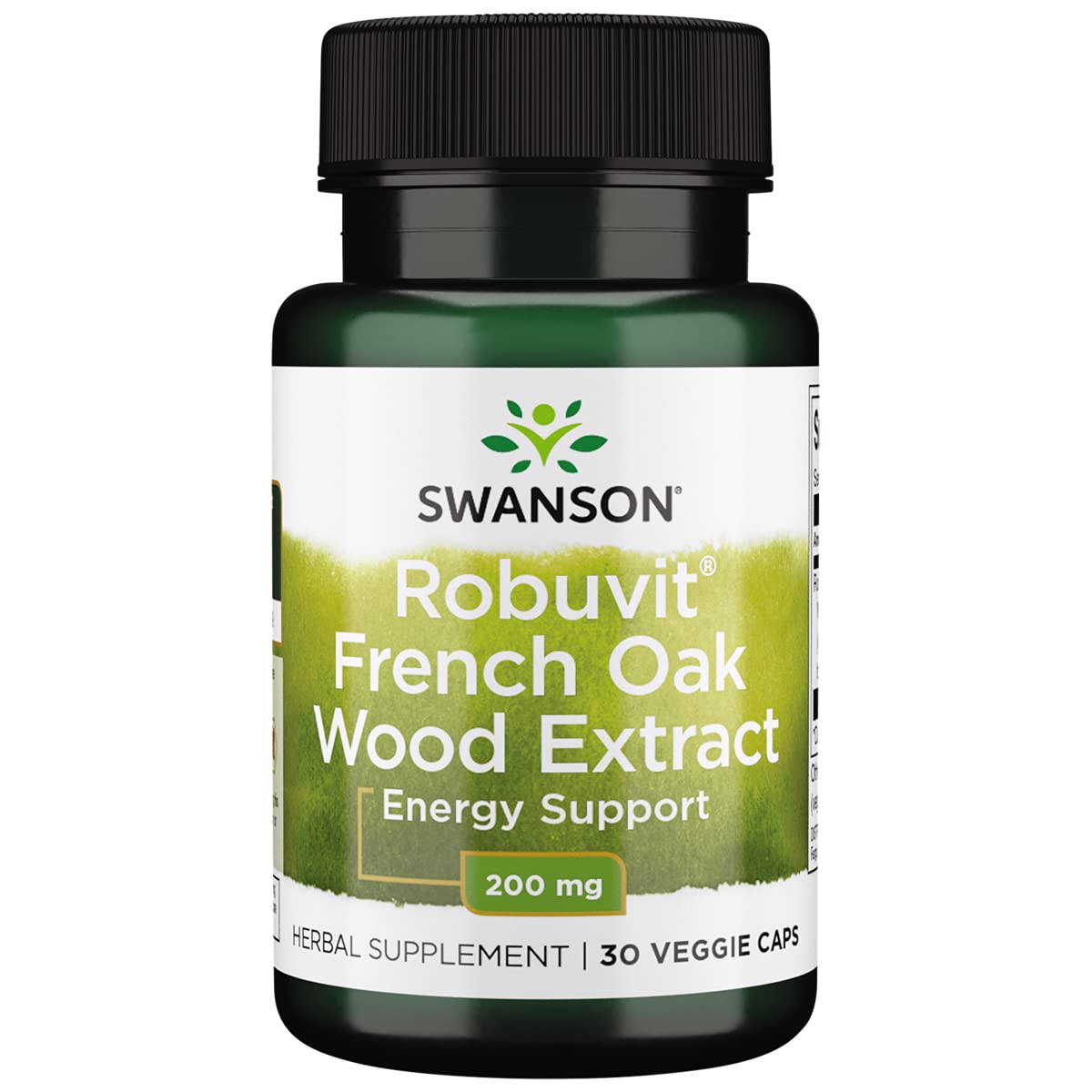 SwansonRobuvit French Oak Wood Extract 200 Milligrams 30 Veg Capsules