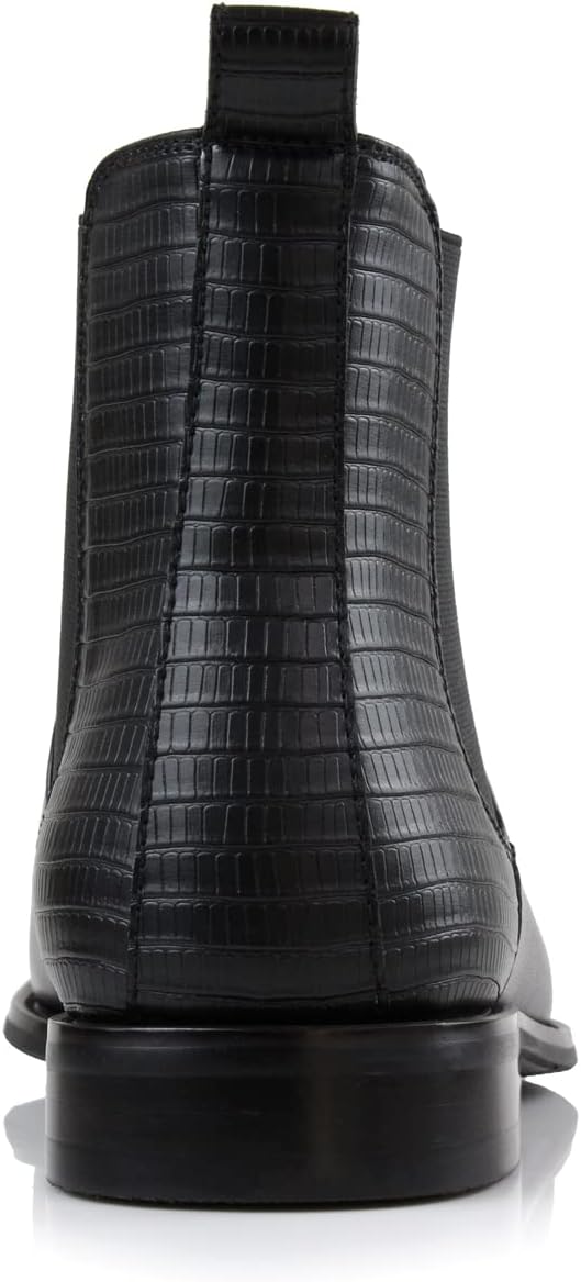 Polar Fox Men's Classic High-Top Chelsea Boot | Stylish Slip-On Ankle Boot for Dress, Casual & Formal Wear - Image 4