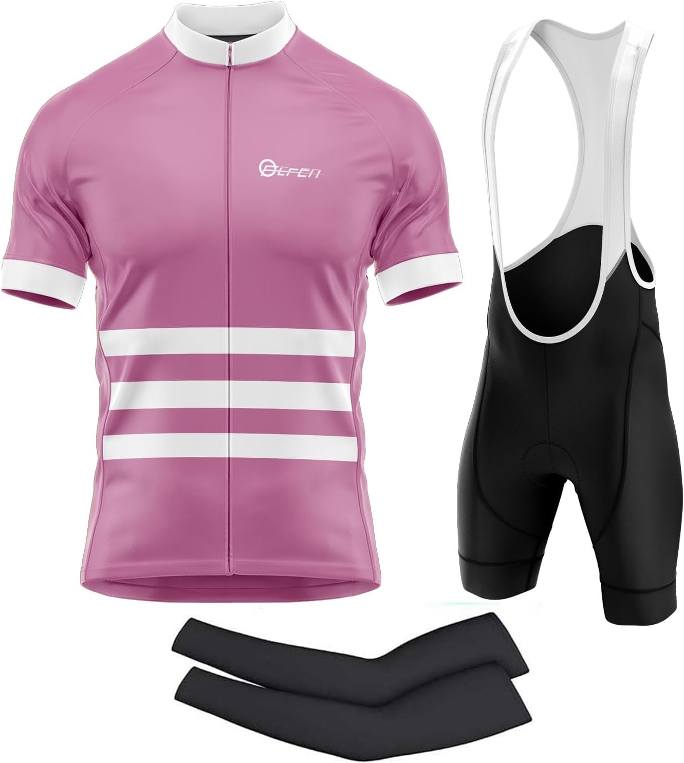 Wielertrui Mannen Set Bib Shorts Set Zomer Mountainbike Fiets Pak Anti-UV Fiets Team Racing Uniform Kleding, 18, XS