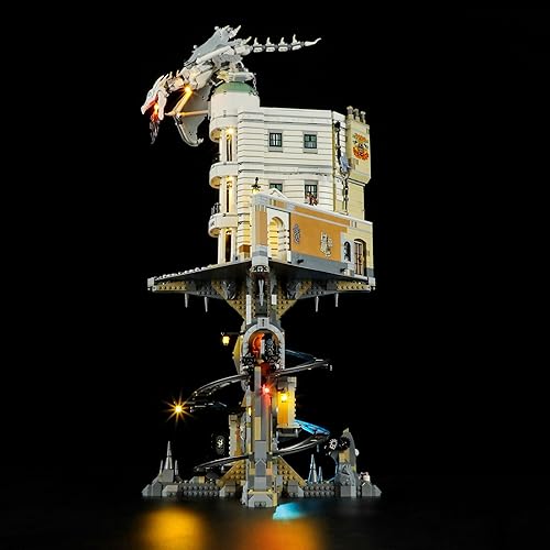 Miniatura 4 de LIGHTAILING Luz para Lego- 76417 Gringotts Wizarding Bank  Edición Coleccionista  Kit de iluminación LED compatible con el modelo de bloques de