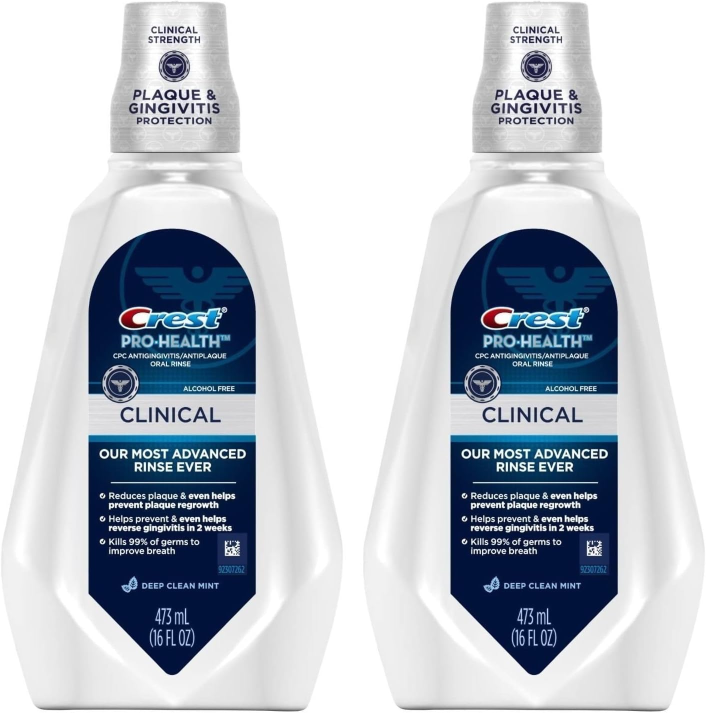Pro-Health Clinical CPC Antigingivitis/Antiplaque Oral Rinse Deep Clean Mint, Clean Mint 473 ml (Pack of 2)