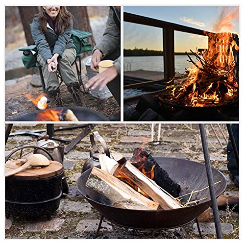 Redcamp Campfire Cooking Stand For Bbq Picnic Cookware Party, Swing Hanging Grill For Fire Pit With Dutch Oven Lid Lifter & Hooks #TOP7