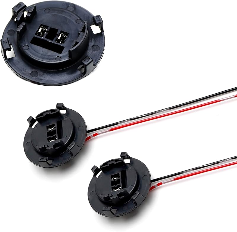 Soquete Adaptador para Lâmpada de Farol H7 iJDMTOY Hyundai Kia Volkswagen – Par