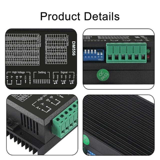 ACEIRMC DM556 CNC Digital Stepper Driver - 2-Phase Stepper Motor