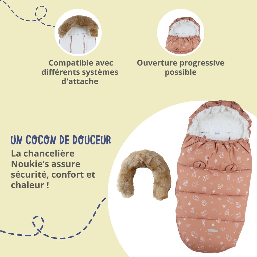 NOUKIE'S - Saco de tela (6 a 36 meses)
