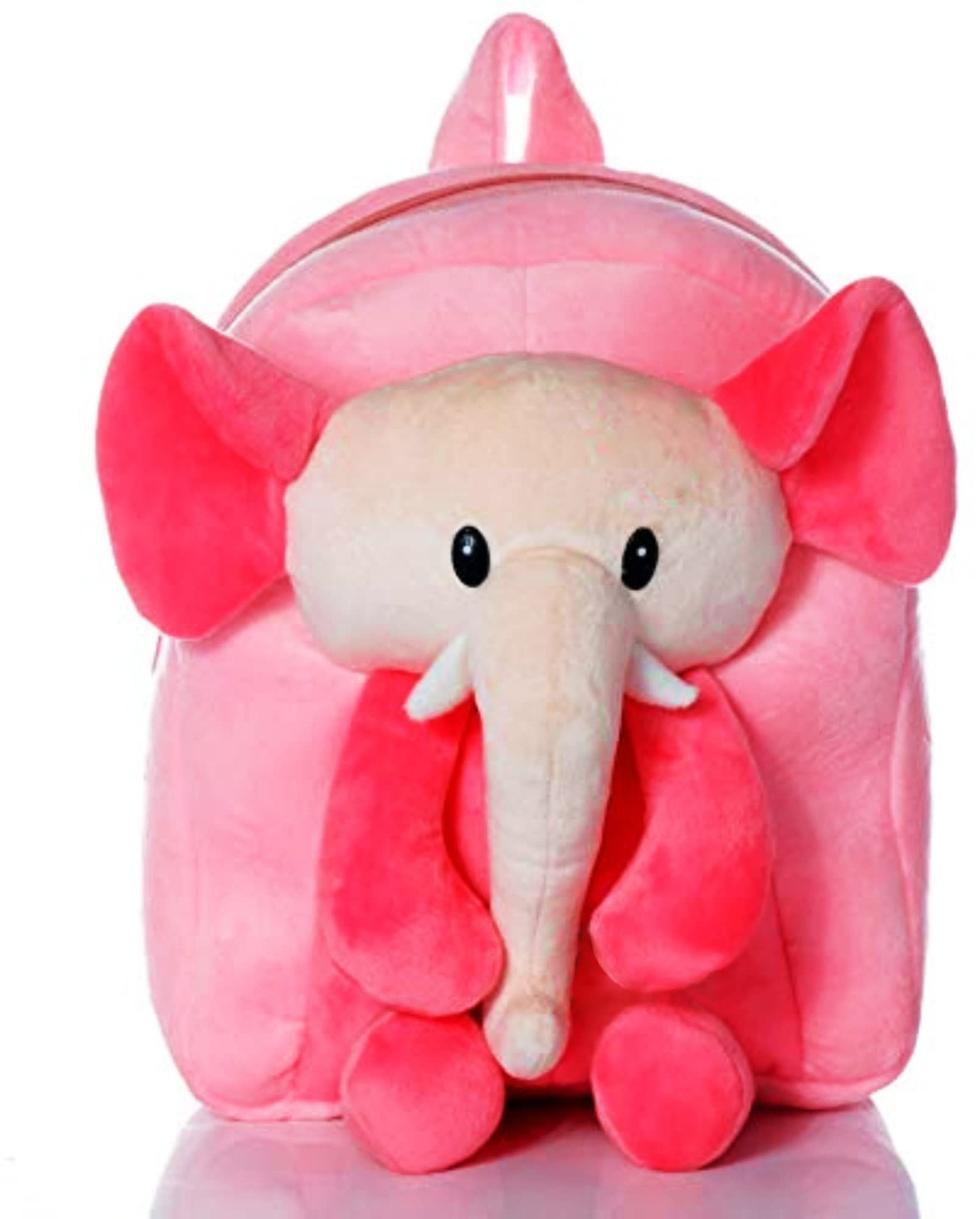 Frantic Kids Velvet School Bag soft plush standard Cute Backpack Baby Girl Preschool Mini Travel Bags Ideal for Baby Girl & Baby Boy & Toddlers Picnic Carry Travelling Bags (2-5 Years)