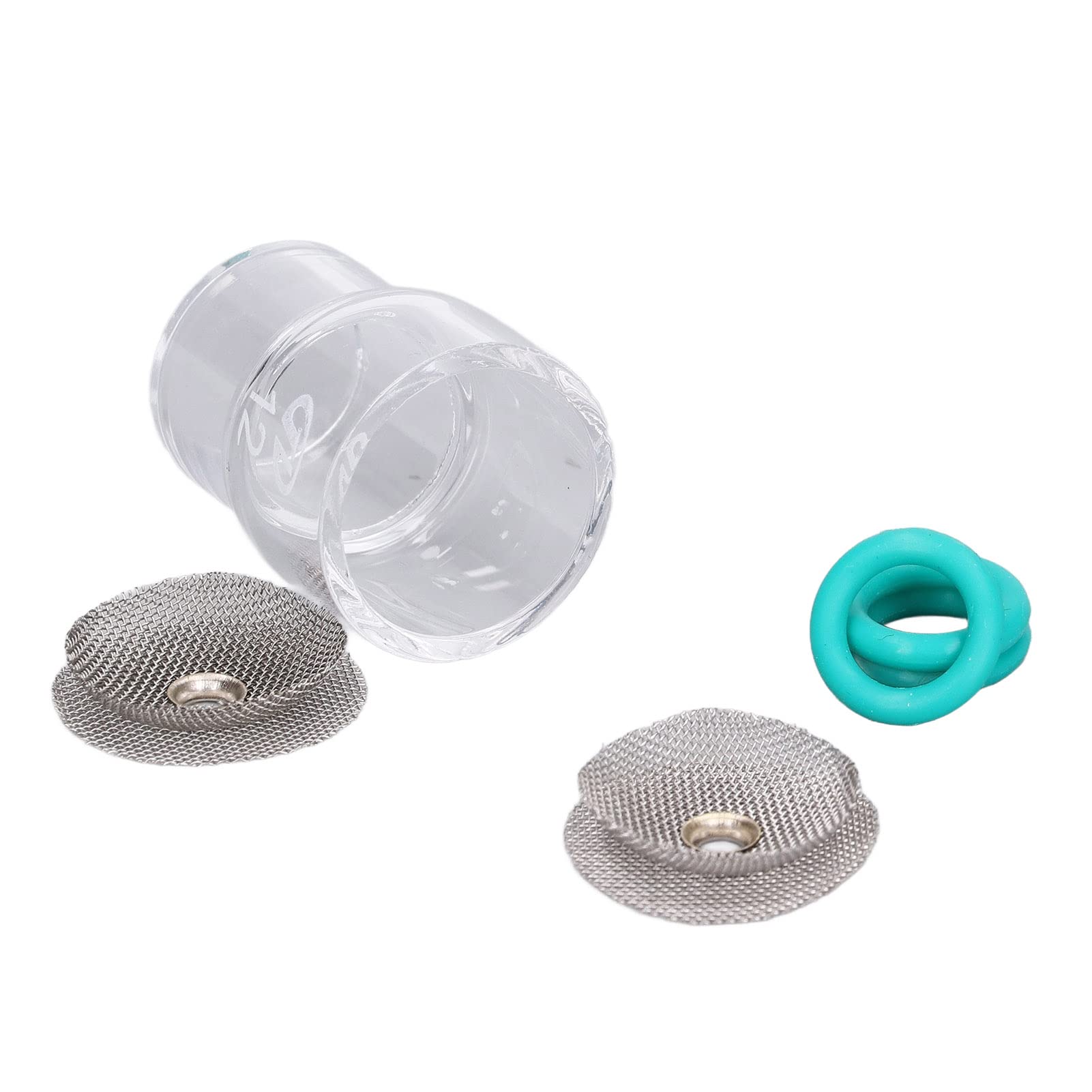 O Ring Glass Cup Kit, Durable TIG Welding Consumables Standard Sizes for WP-9/20 WP-17/18/26 WP24/25