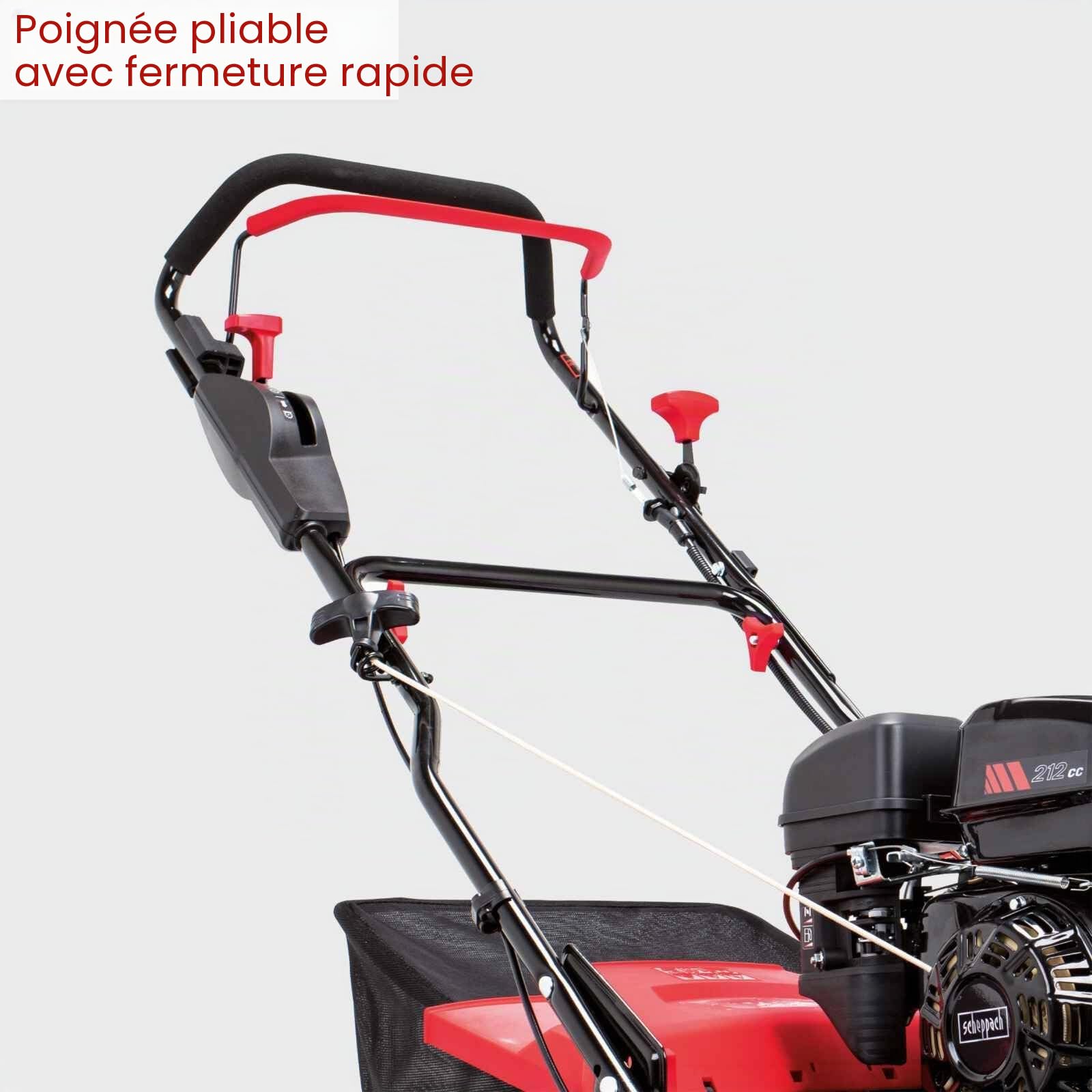 Scheppach Scarificateur thermique SC50VARIO avec huile incluse