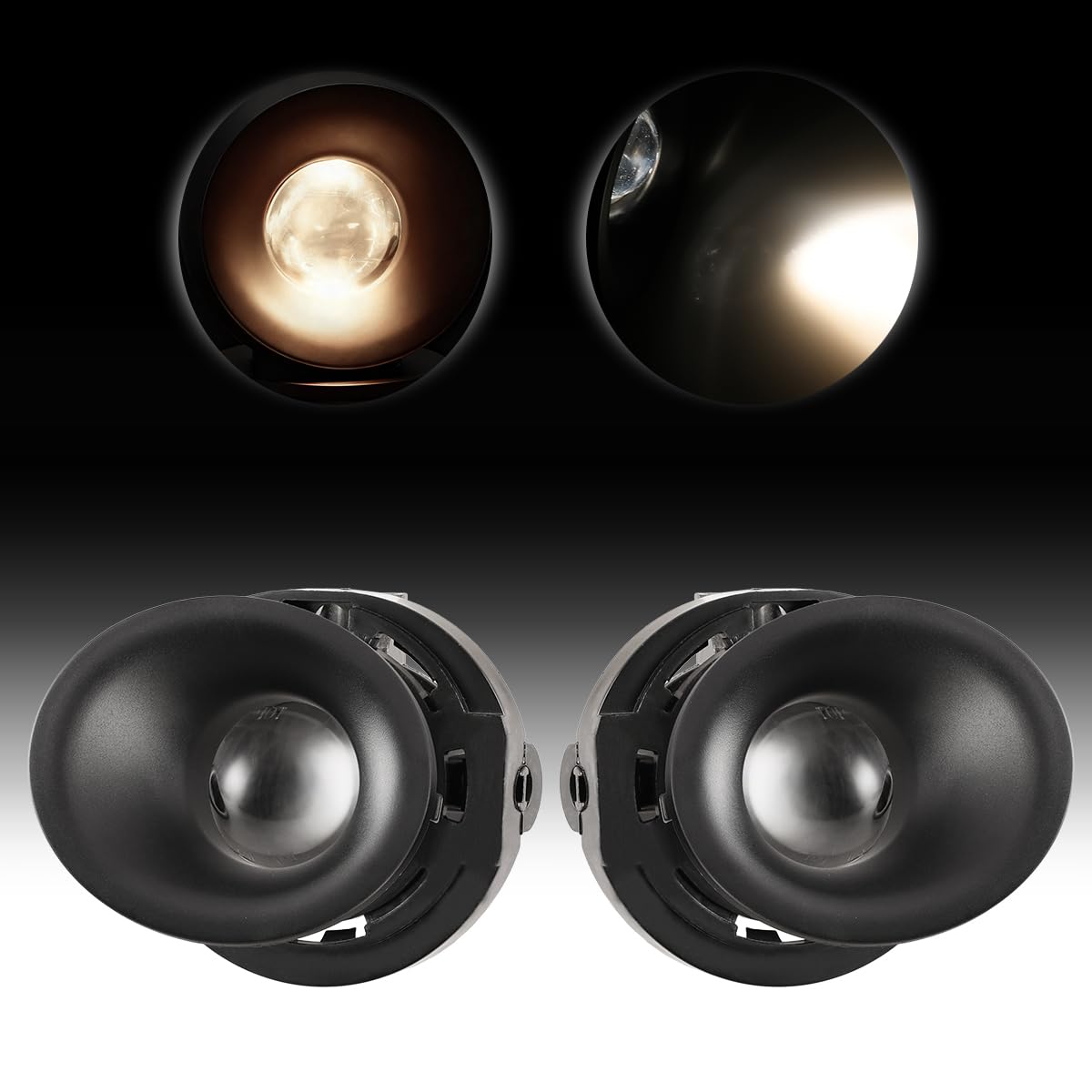 ROXX Fog Lights For 2015-2023 Dodge Challenger, Front Pair Bumper Lamps Fog Light Replacement Set with Switch and Wiring Kit (OE Style Clear Lens w/