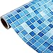 Yenhome Bathroom Wall Decor Mosaic Pattern Removable Wallpaper for Kitchen Backsplash Peel and Stick Wallpaper Mosaic Tile Wall Decals Home Decor Contact Paper for Cabinets Shelf Liner