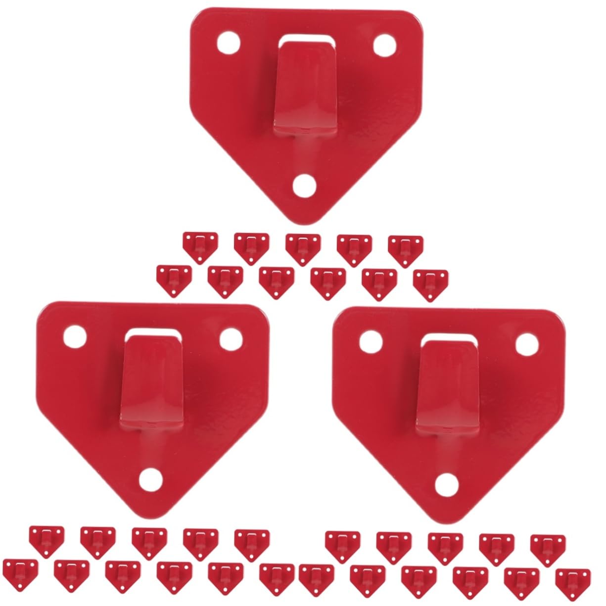 Homoyoyo 36pièces Support Muraux pour Extincteurs Triangulaires pour Accessoires De Sécurité Incendie