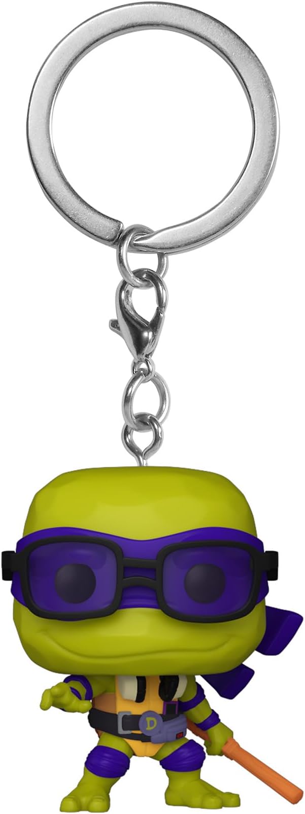 Funko POP! Keychain: Teenage Mutant Ninja Turtles (TMNT) Donatello Novelty Keyring - Collectable Mini Figure - Stocking Filler - Gift Idea - Official Merchandise