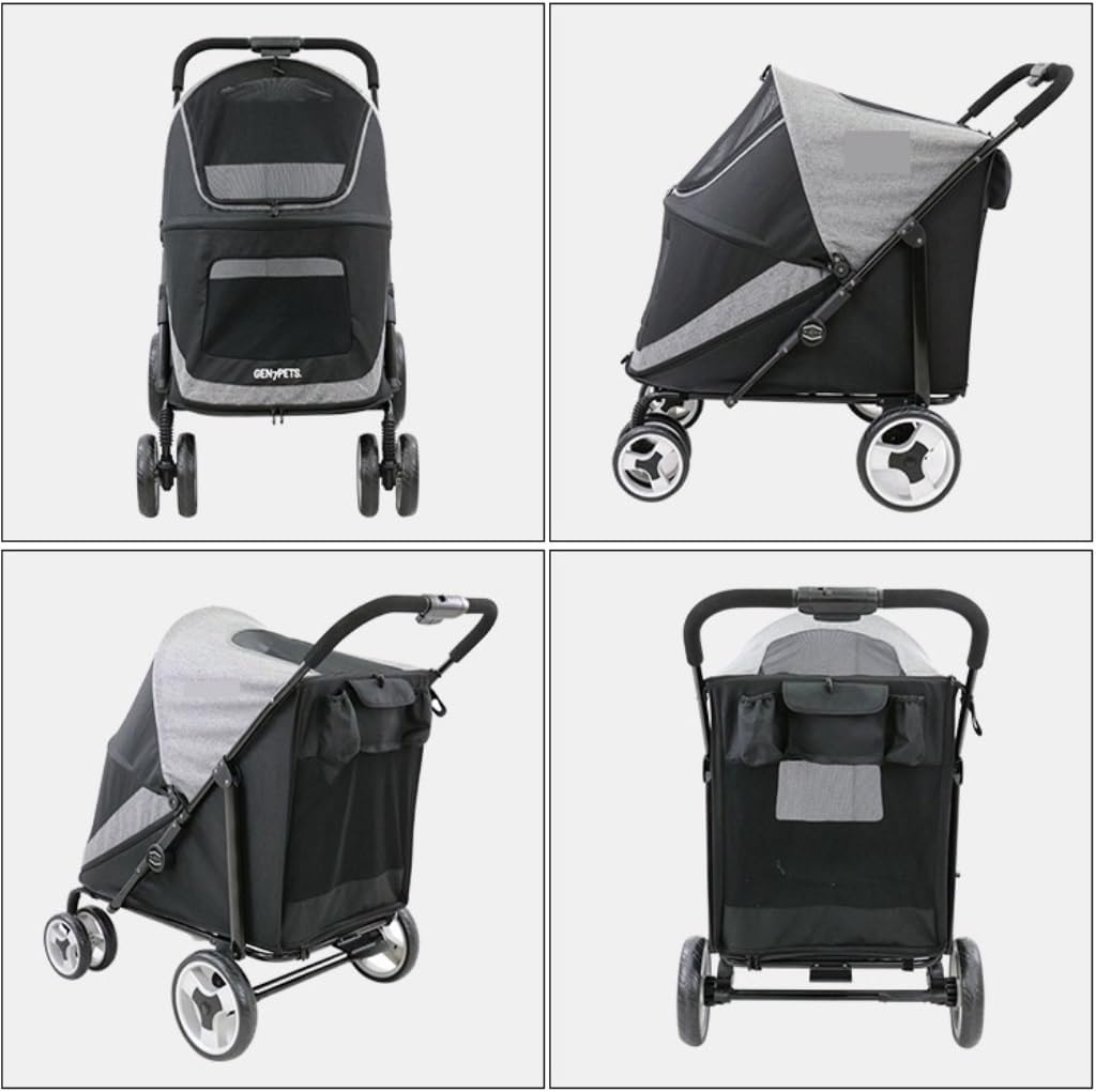 Pet Strollers Pet Stroller Lightweight Foldable Pet Stroller Dog And Cat Stroller Outdoor Lightweight Pet Stroller Pet Stroller Medium(Blue)