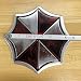 YSpring Resident Evil Logo Umbrella Corporation Badge Decals Decorative Emblem Metal Stickers for Auto Motorcycles (Style D2-3.35in)