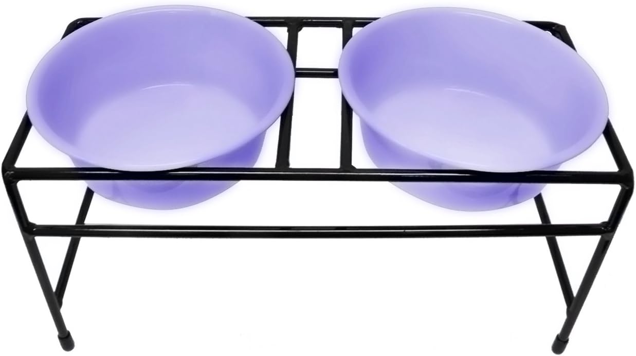 Pet Supplies Platinum Pets Platinum Pets 1Pint Modern Double Diner