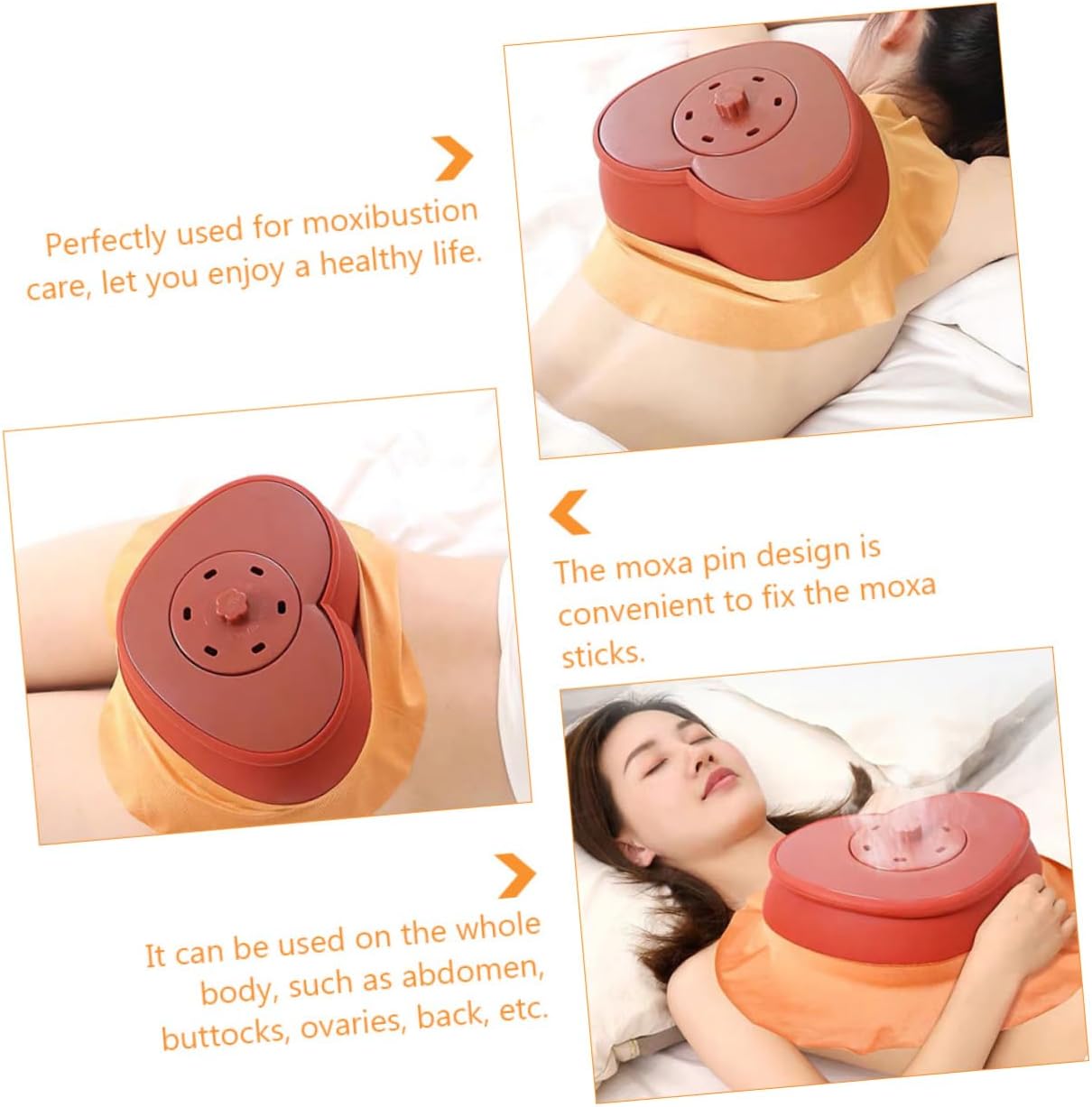 Didiseaon Practical Moxibustion Box with Temperature Control Lightweight Body Moxibustion Device for Pain Relief for Home Use Shoulders and Neck
