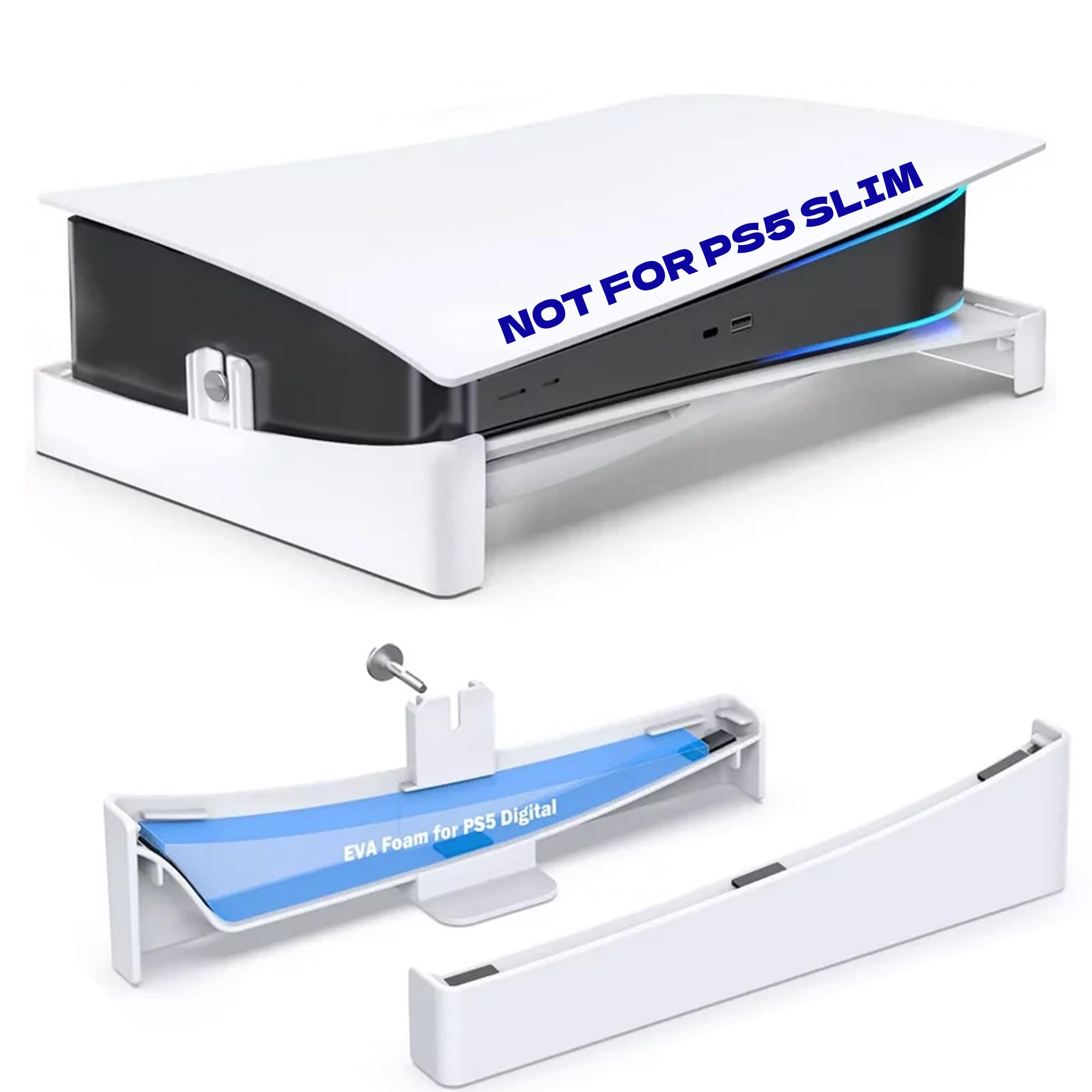 パソコン PS5 TCOS TECH PS5 Horizontal Stand for PS5 Console Insert-in