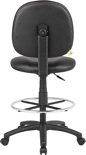 Miniatura 5 de Boss Office Products Stand Up Caressoft Taburete de dibujo sin brazos en negro