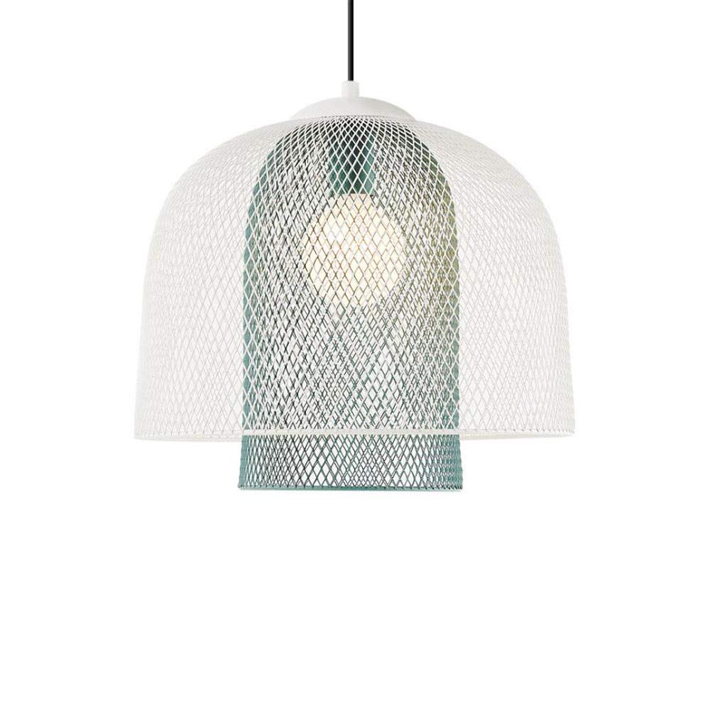 HYJAUSXB Chandelier, Chandeliers Modern Home Retro Ceiling Pendant Light E27 Source Metal Bird Cage Art Suspension Lamp Compatible with Living Room Dining Droplight(Green)