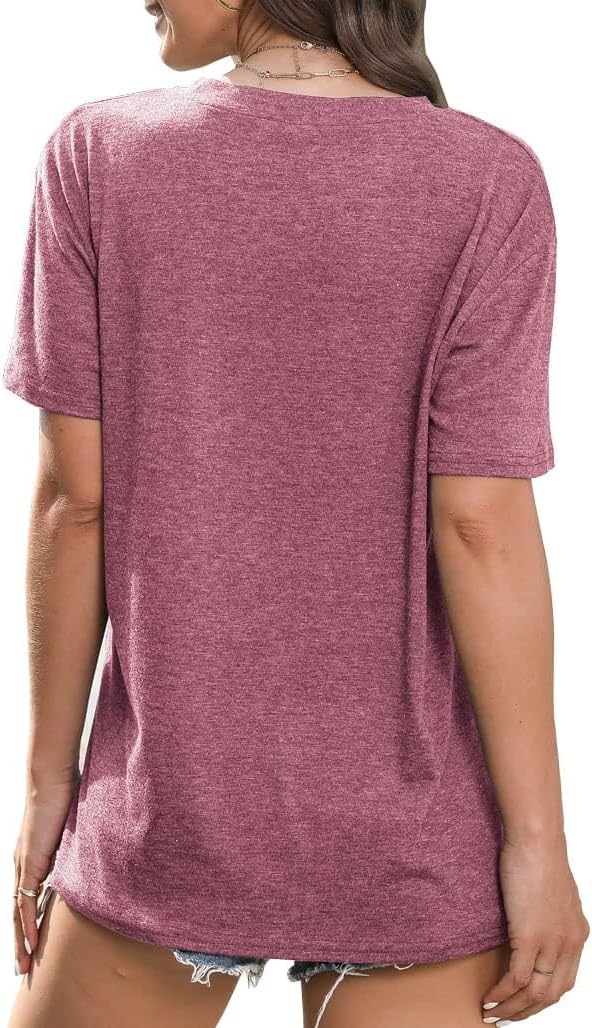 Ocean Air and Salty Hair Womens Graphic T Shirt Causal Short Sleeve Funny Shirt Top Tee Athletic Shirts - Image 5