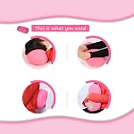 Mini Oreiller, Micro Mini Microbead dos Coussin rouleau lancer oreiller Voyage maison Sleep Neck support confortable (puits)
